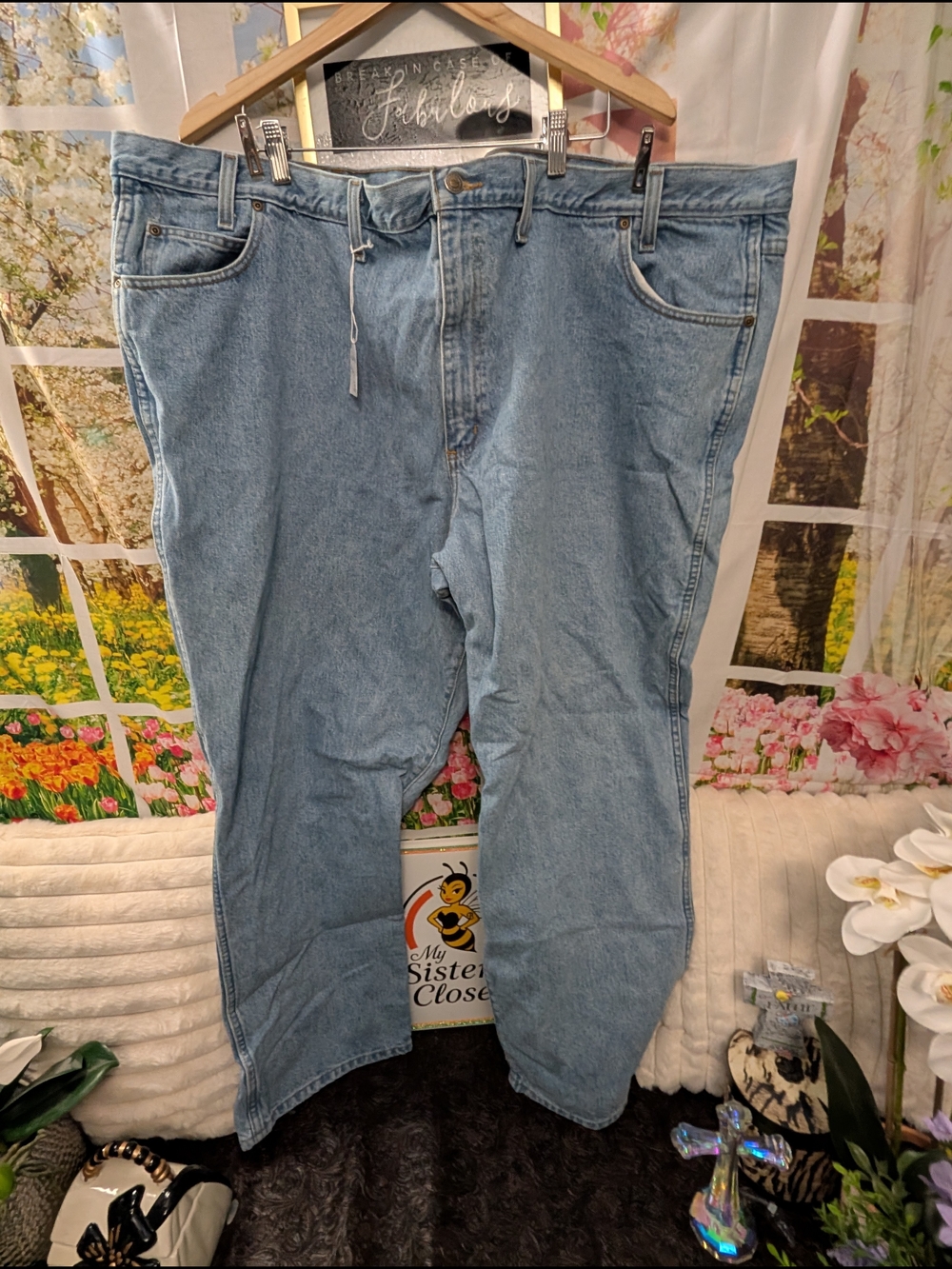 Light Blue Men's Relaxed Fit Jeans